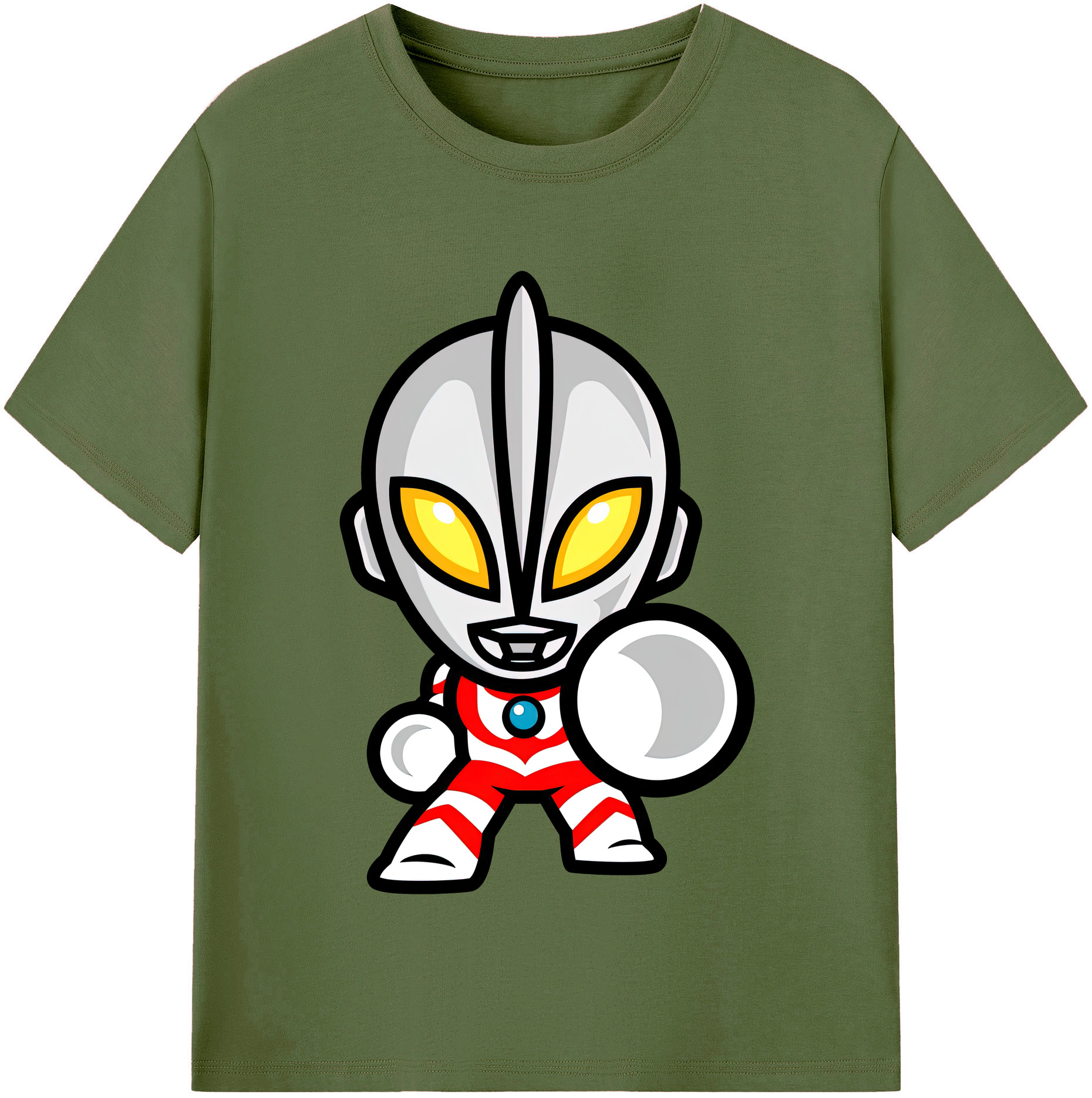 （画像用） ウルトラマン Ultraman 綿100％半袖Tシャツ（フロントプリント）